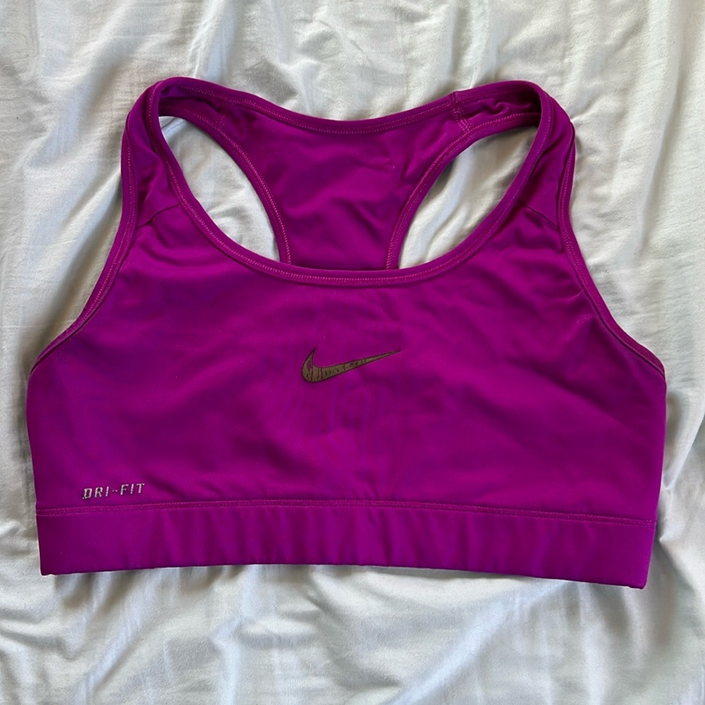 Purple Nike Dri-Fit Sports Bra